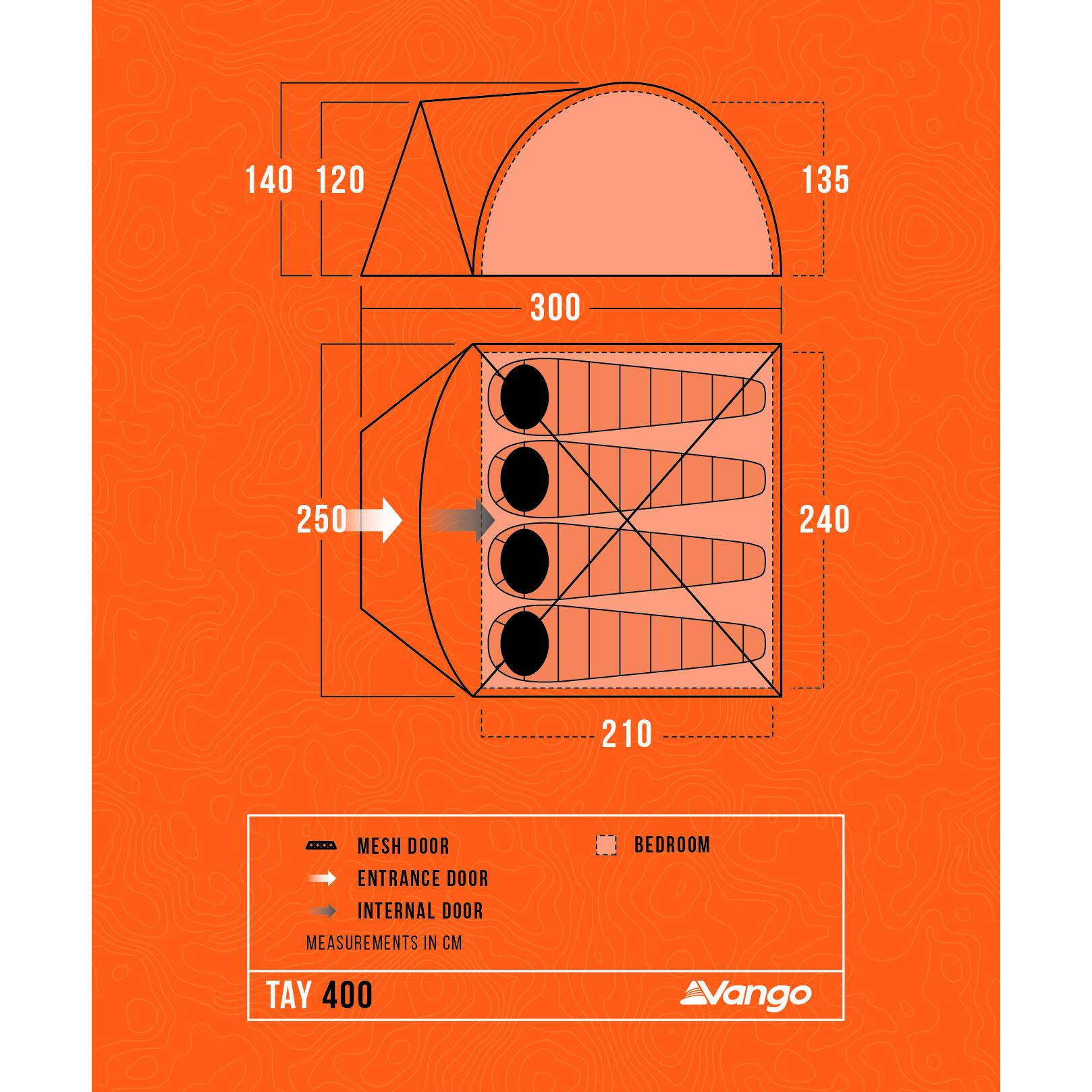 Vango Tay 400 Poled Tent 7/7