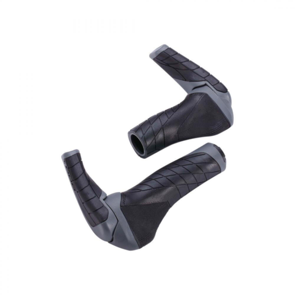 Handvatten + Bar ends 85mm BBB ErgoTechSet 133 - 92 mm Zwart Grijs 3/3