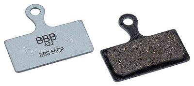 Paar bbb discstop coolfin organic remblokken voor shimano deore/slx/xt/xtr