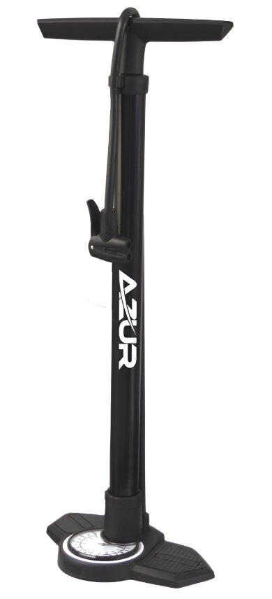 Azur Mistral Foot Pump (10) Black Dual Head