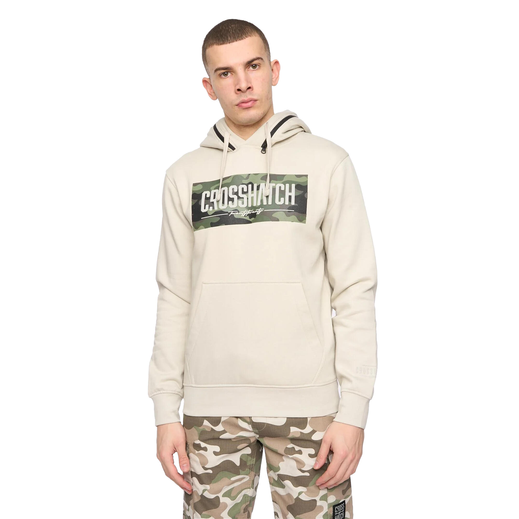 Crosshatch Mens Camtort Hoodie