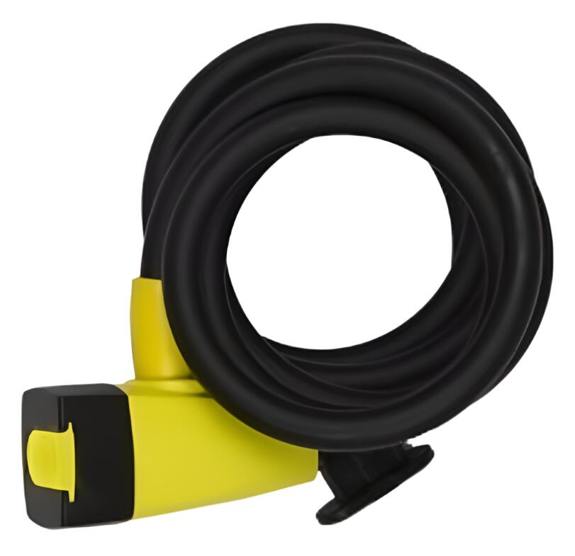 Auvray Spiral City Lock Ø12mm 180cm Black With Mount