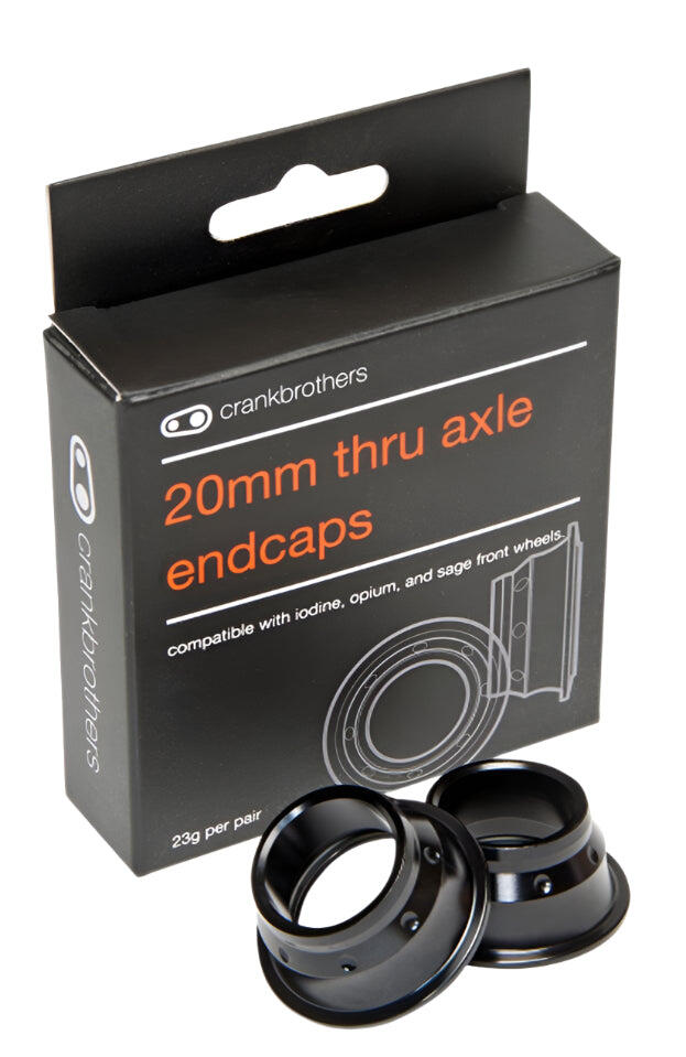 Crank Brothers PART WHEEL WHEEL KIT / FRONT 20MM ENDCAP IODINE