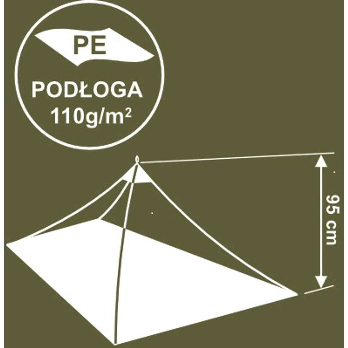 Namiot kempingowy Enero Camp 200X120X95CM moskitiera 5/7