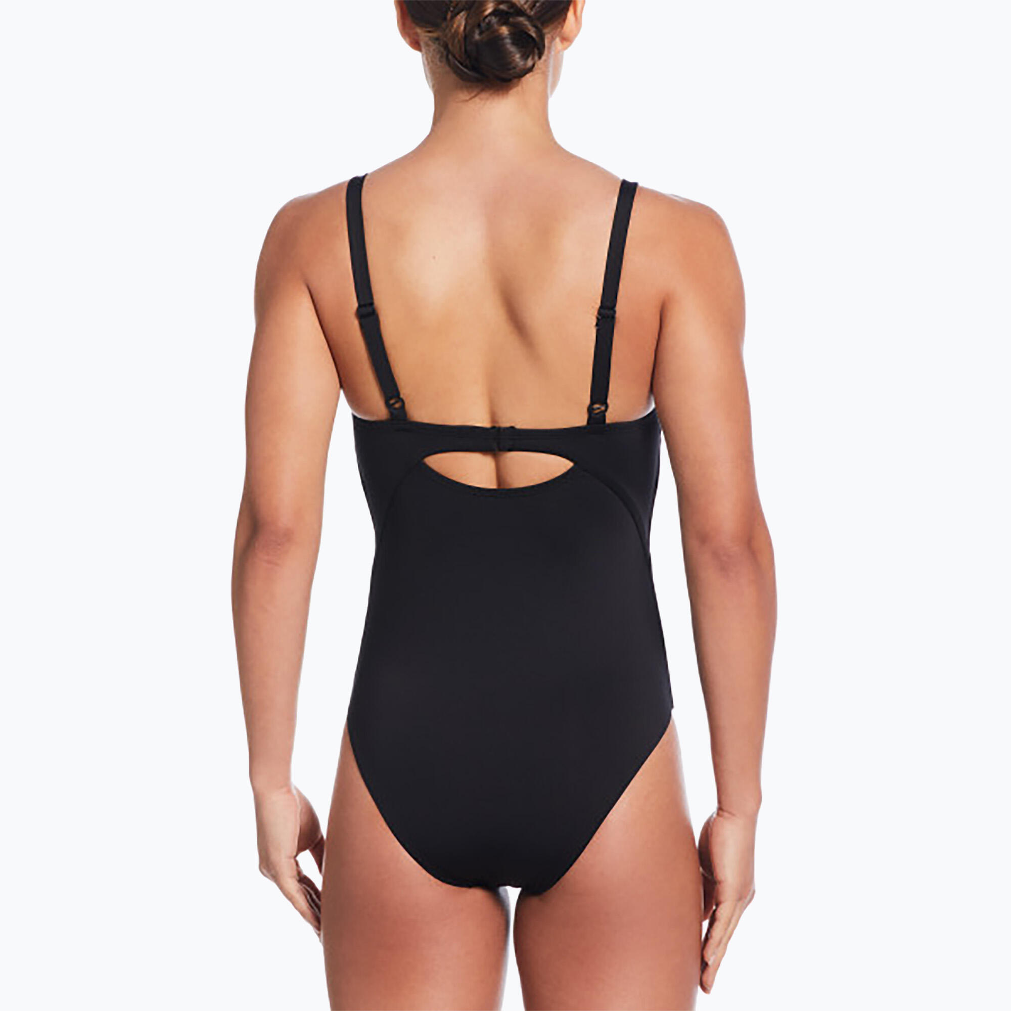 Strój pływacki jednoczęściowy damski Nike Essential V-Neck 3/4