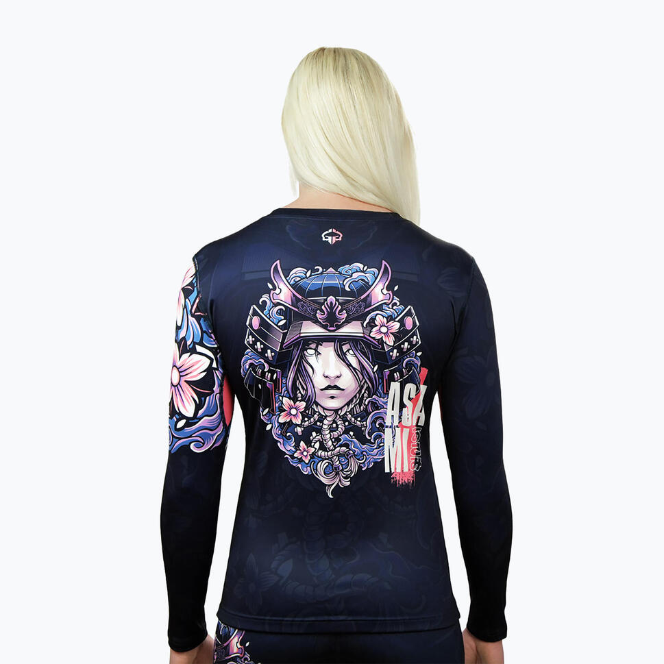 Rashguard damski Ground Game Asami z długim rękawem