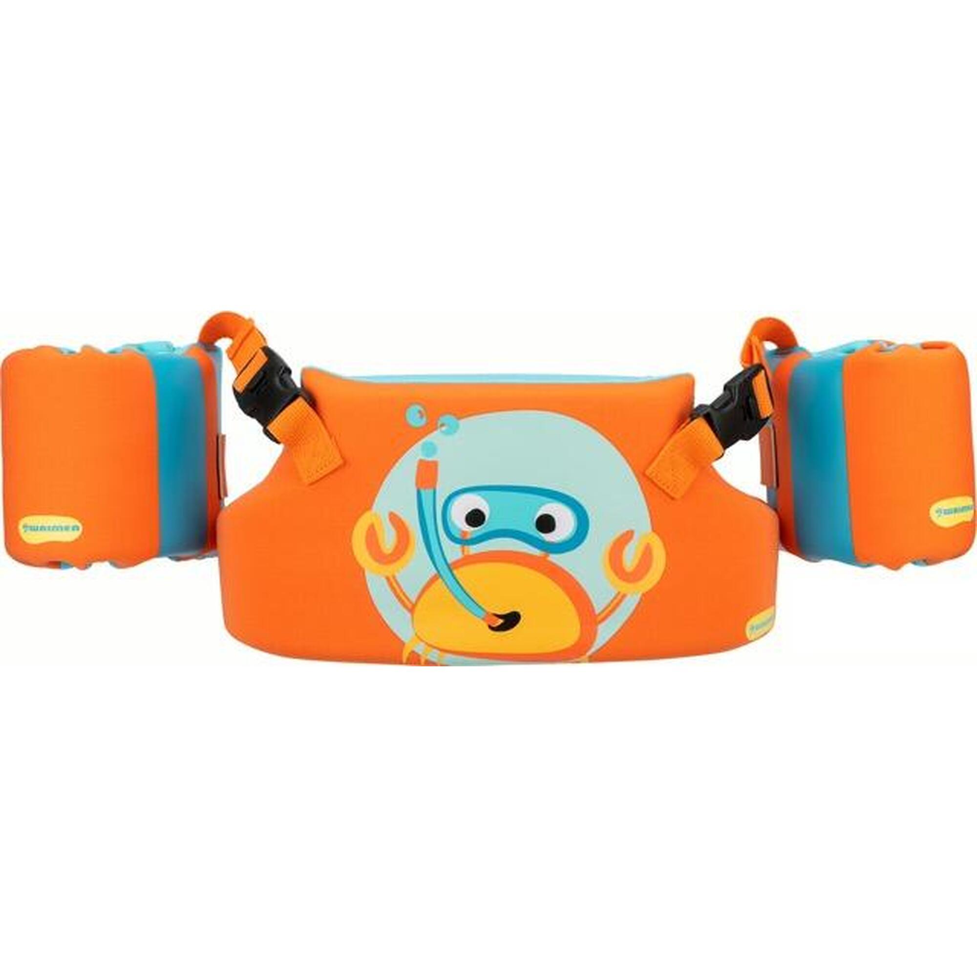 Spinlock - Pare-éclaboussures 3 En 1 - 2-6 Ans - 15-30 Kg - Orange - Ceinture De Flottaison - Bleu|jaune|orange - 15-30 Kg - Decathlon