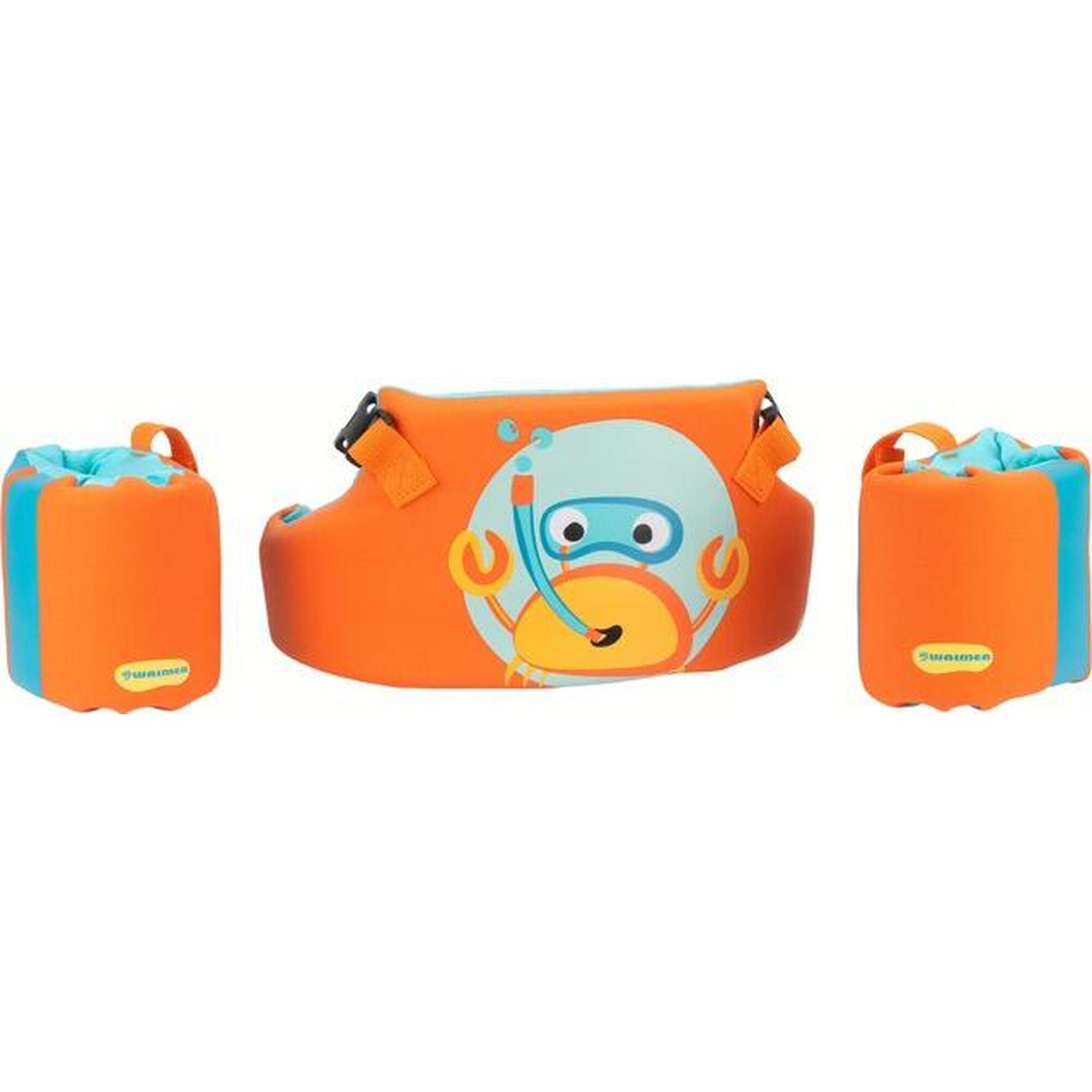 Waimea Splash Guard centură 3-în-1 înot 2–6 ani 15–30 kg