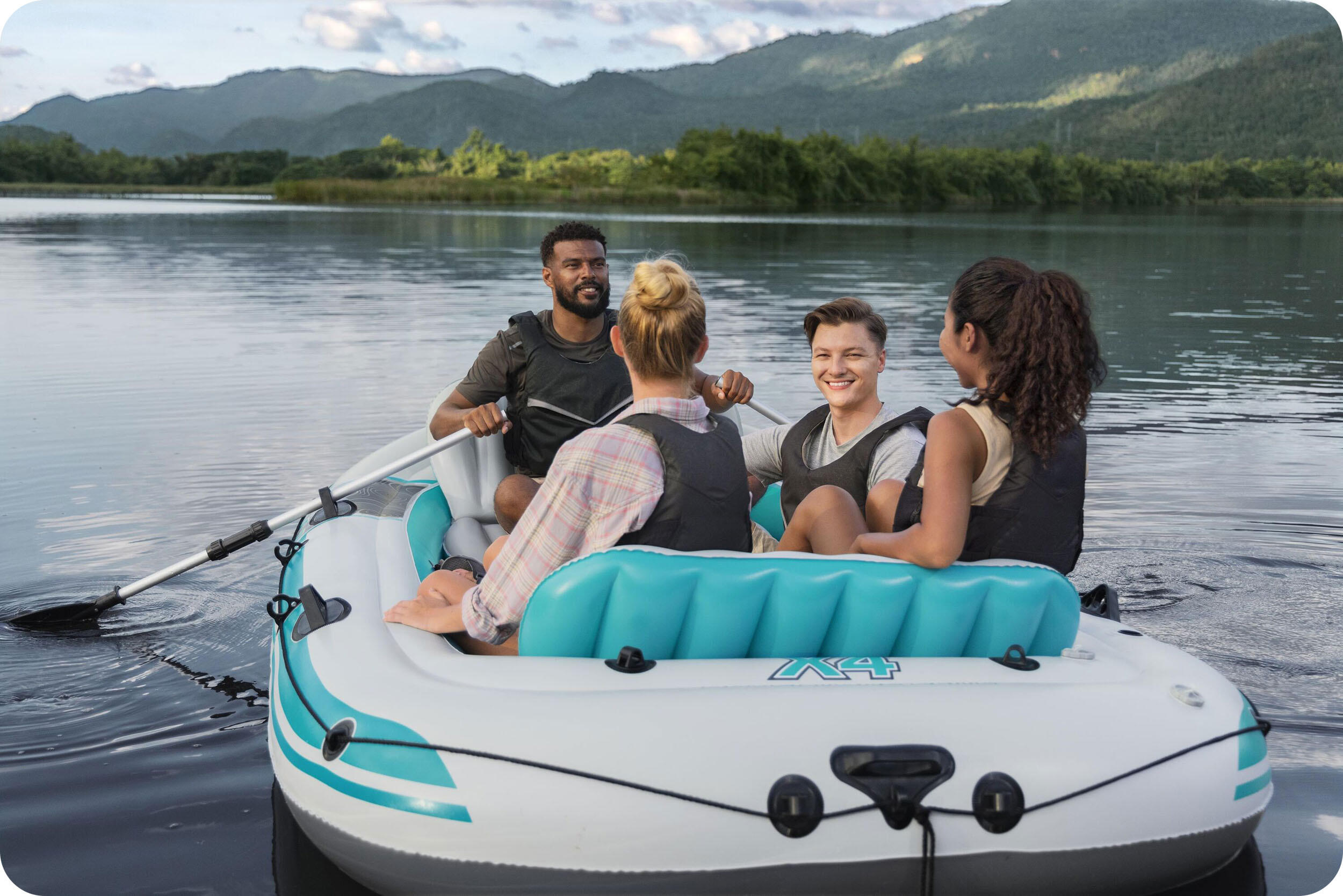 Set gommone a 4 posti Hydro Force Advent ure Elite X4 - 315 x 165 cm 4/7