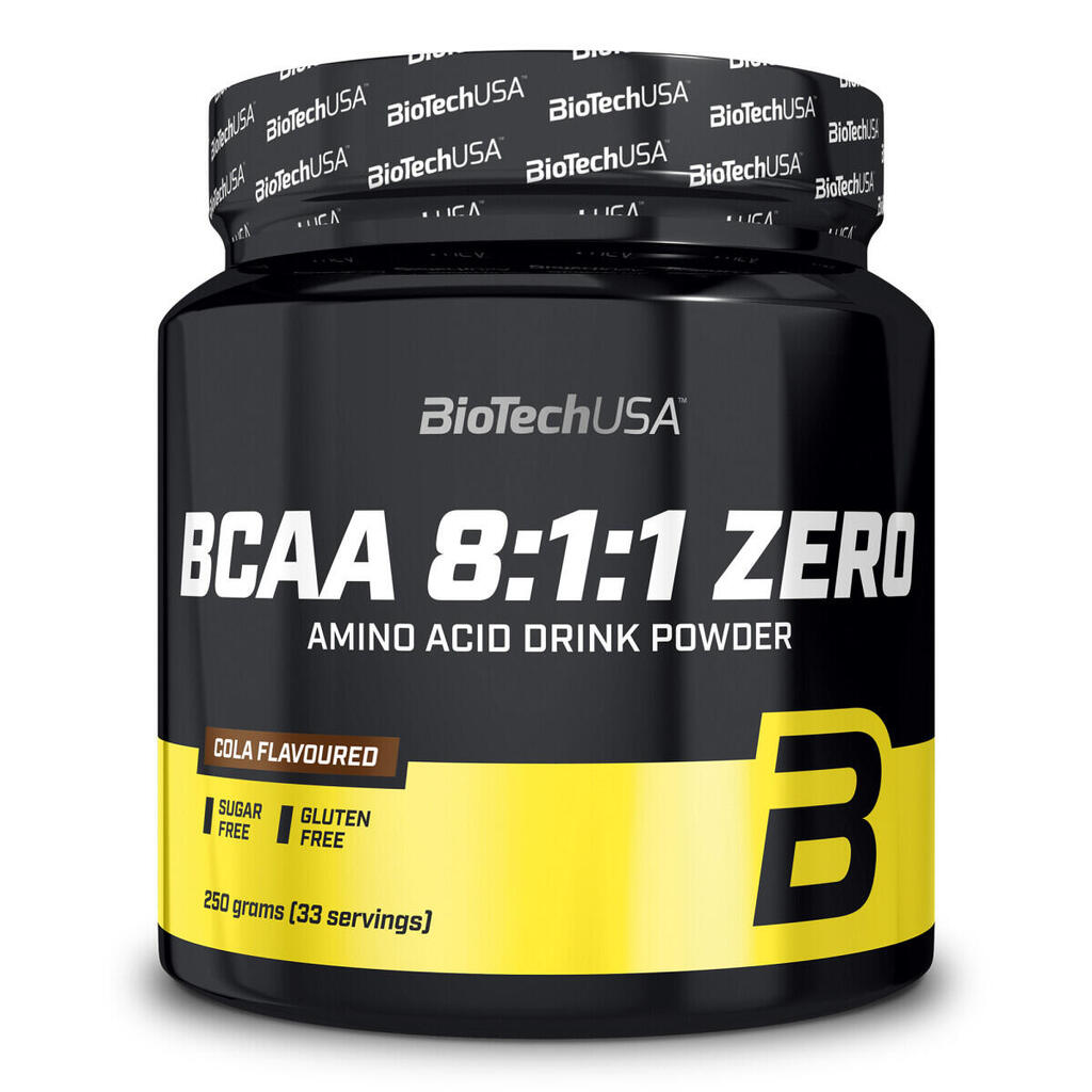 BCAA 8:1:1 Zero - 250g Cola from Biotech USA