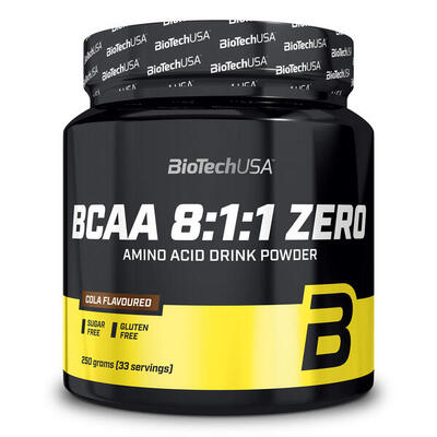 Bcaa 8:1:1 zero - 250g perzikthee biotech usa