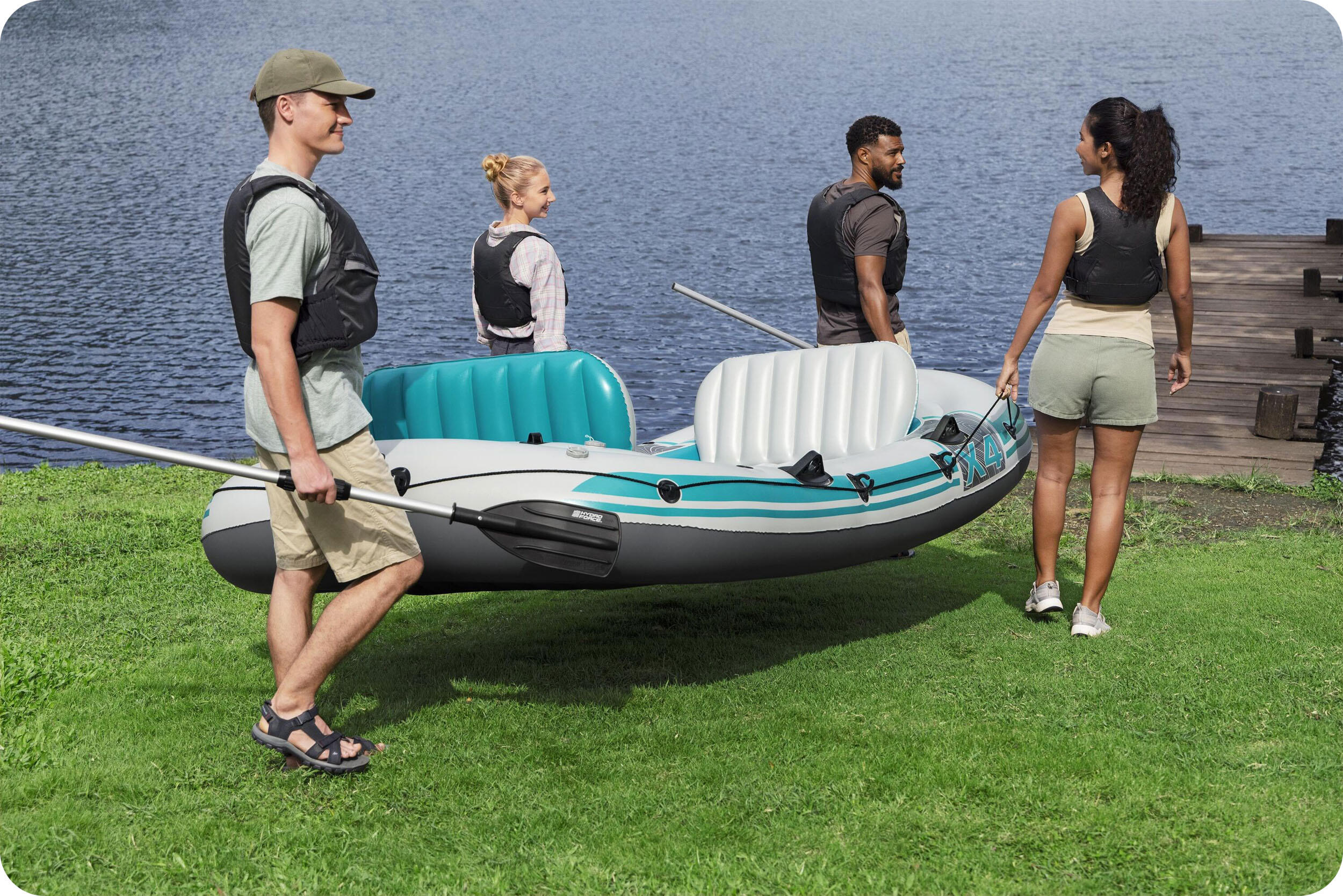 Set gommone a 4 posti Hydro Force Advent ure Elite X4 - 315 x 165 cm 7/7