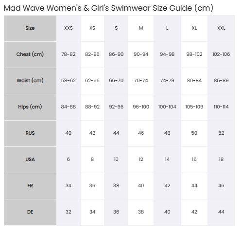 Maillot de bain Mad Wave Diana PBT B1 - Taille XS 5/5