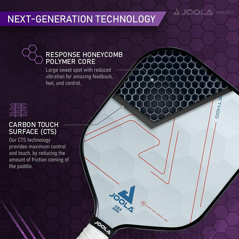 Joola Method CTS 12mm Pickleball Paddle 3/6