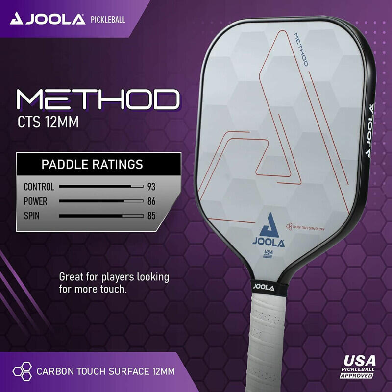 Joola Method CTS 12mm Pickleball Paddle 5/6