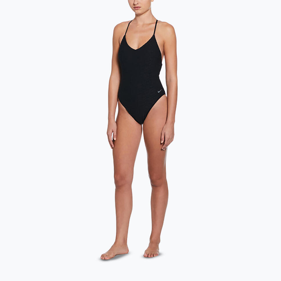 Strój pływacki jednoczęściowy damski Nike Swoosh Link Y-Back