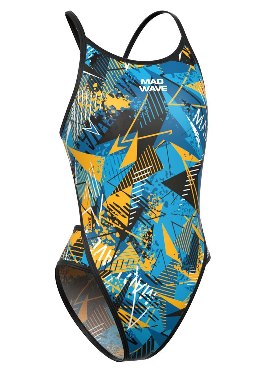 Traje de baño Mad Wave Girls Daria PBT H2 - Azul - Talla 8-9 años 4/5