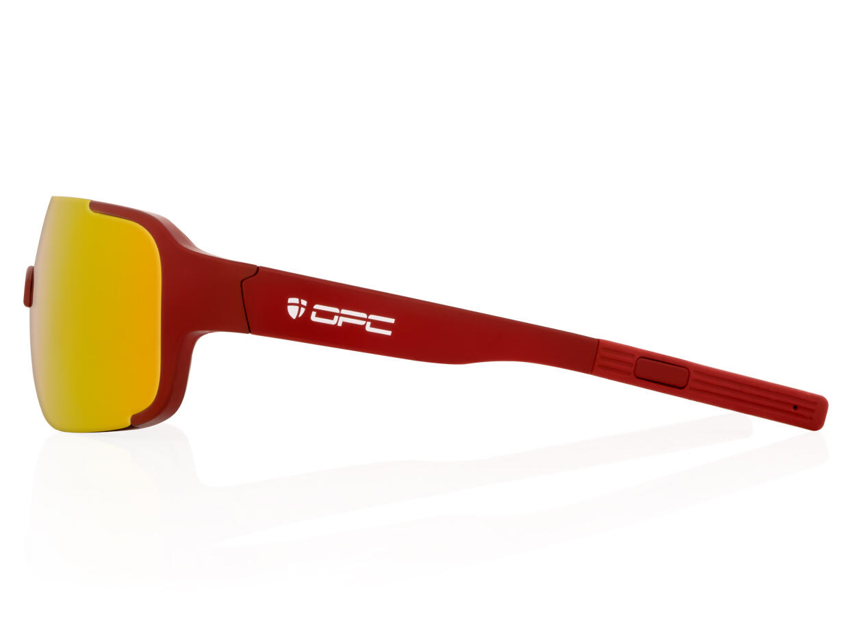 Okulary przeciwsłoneczne ALL ROUND JET I Matt Red/ Red REVO + ETUI 3/4