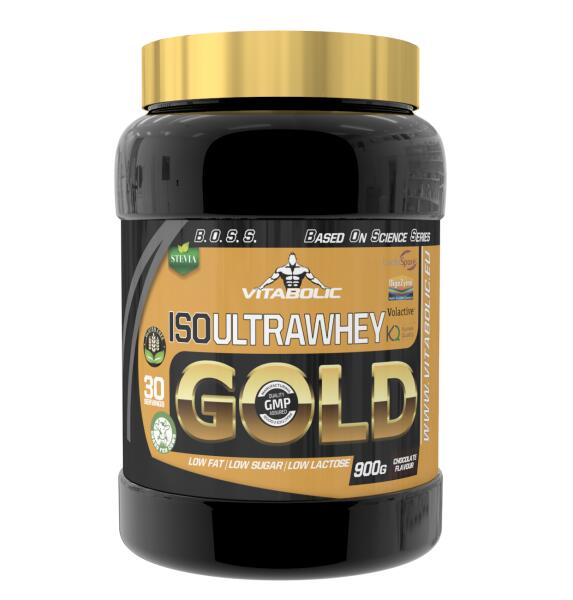 Proteine ISO UltraWhey Gold Ciocolată și Caramel 900g