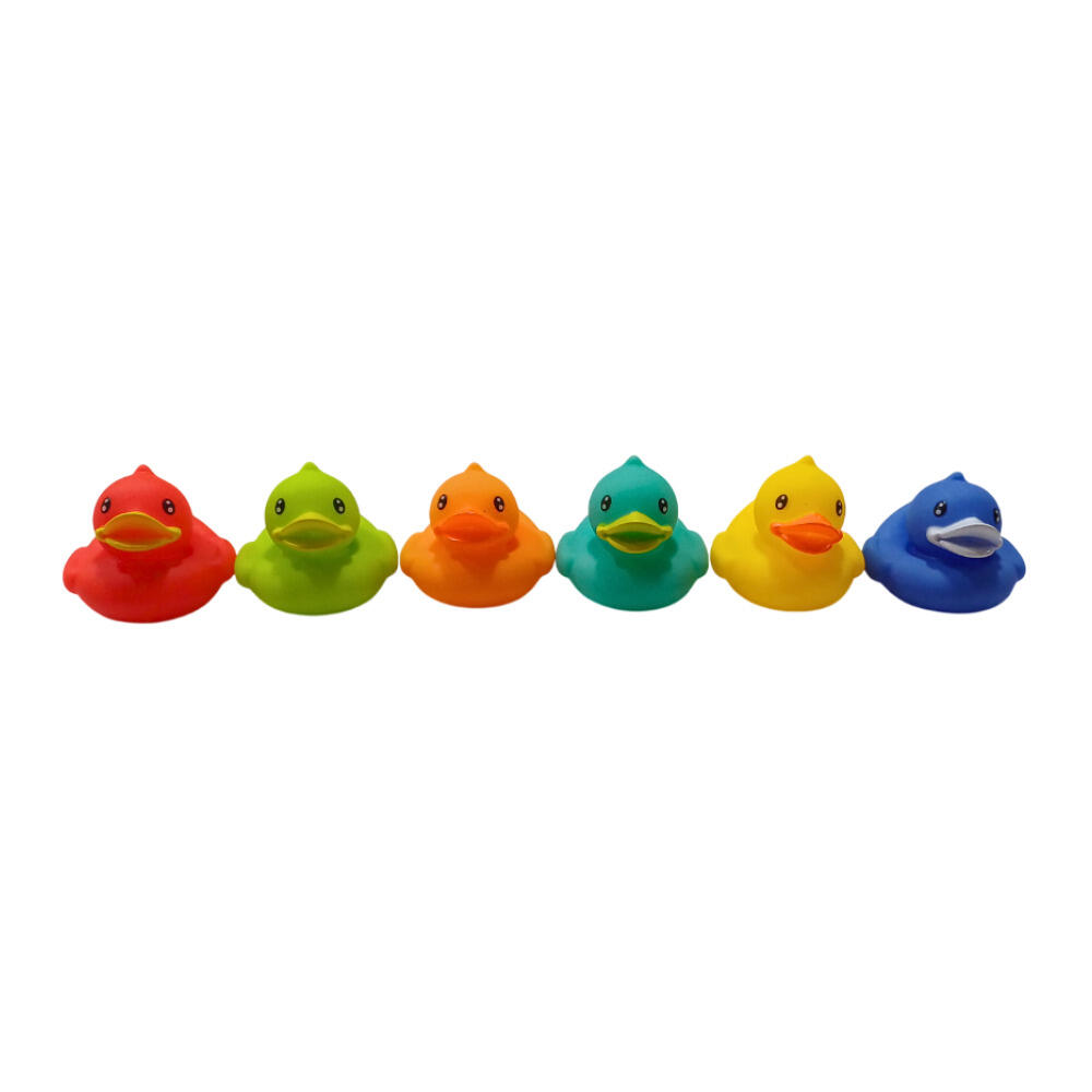 SENZA MARCA Juego de Natación Figuras Patos 6 Unidades Multicolor