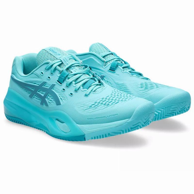Tênis Asics Gel Resolution X Clay Mint Blue 5/5