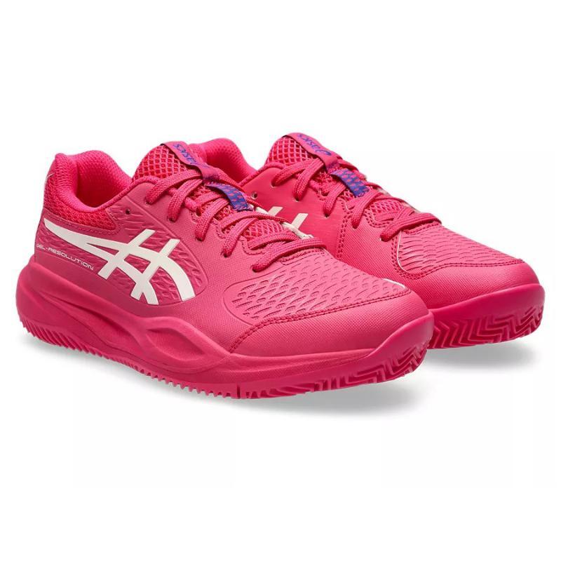 Zapatillas Asics Gel Resolution X Clay GS Rosa Brillante Crema Junior 4/5