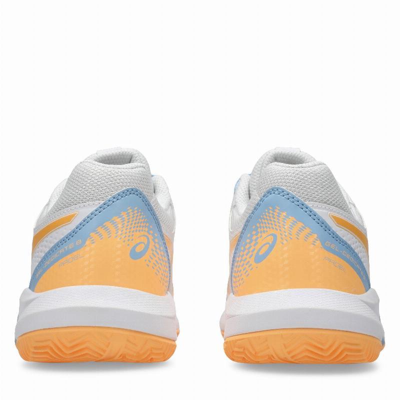 Asics Gel-dedicate 8 Padel Blanc Orange Woman 1042a241 2/5