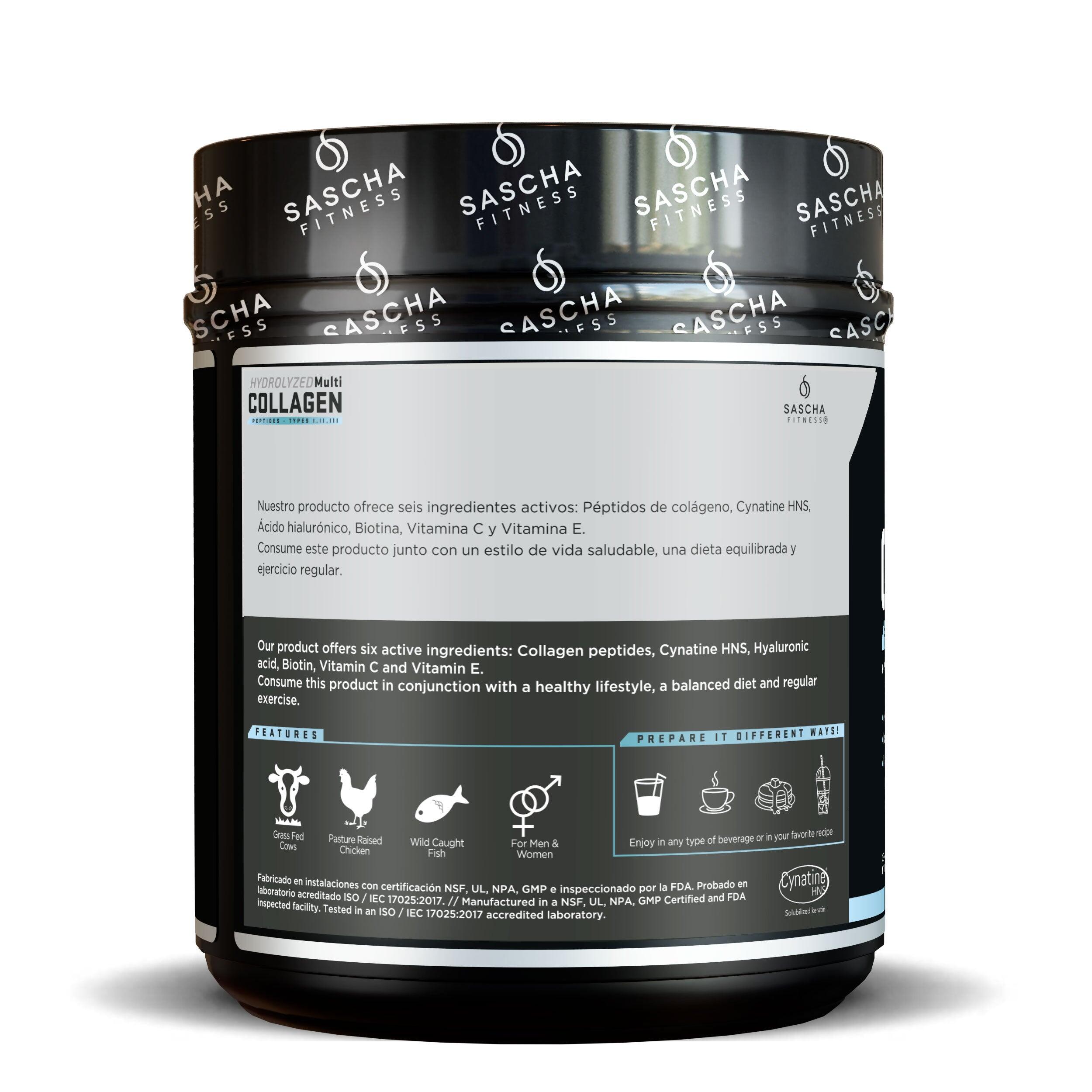 Colágeno Multi Hidrolizado Sin sabor (469 g) 3/4