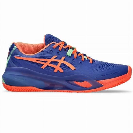 Zapatillas Asics Gel Resolution X Padel Azul Cobalto Coral
