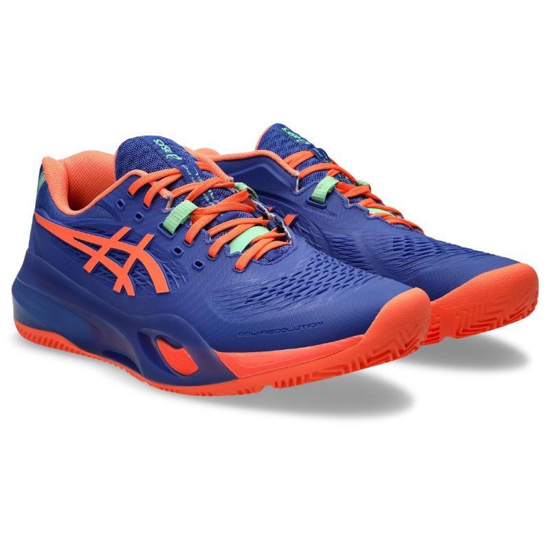 Tênis Asics Gel Resolution X Padel Cobalt Blue Coral 5/5