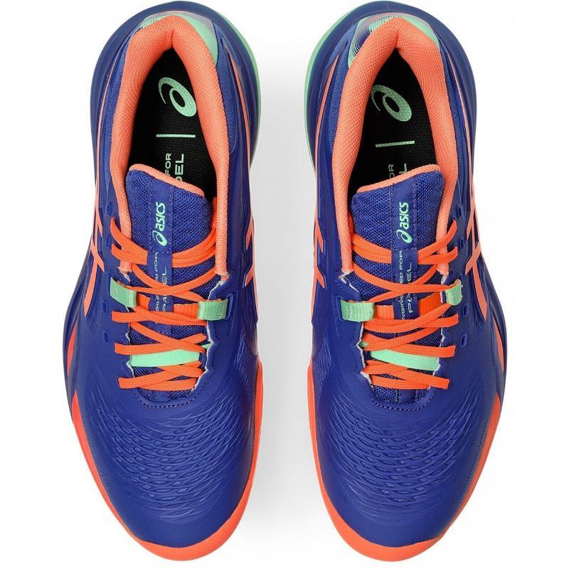 Tênis Asics Gel Resolution X Padel Cobalt Blue Coral 3/5