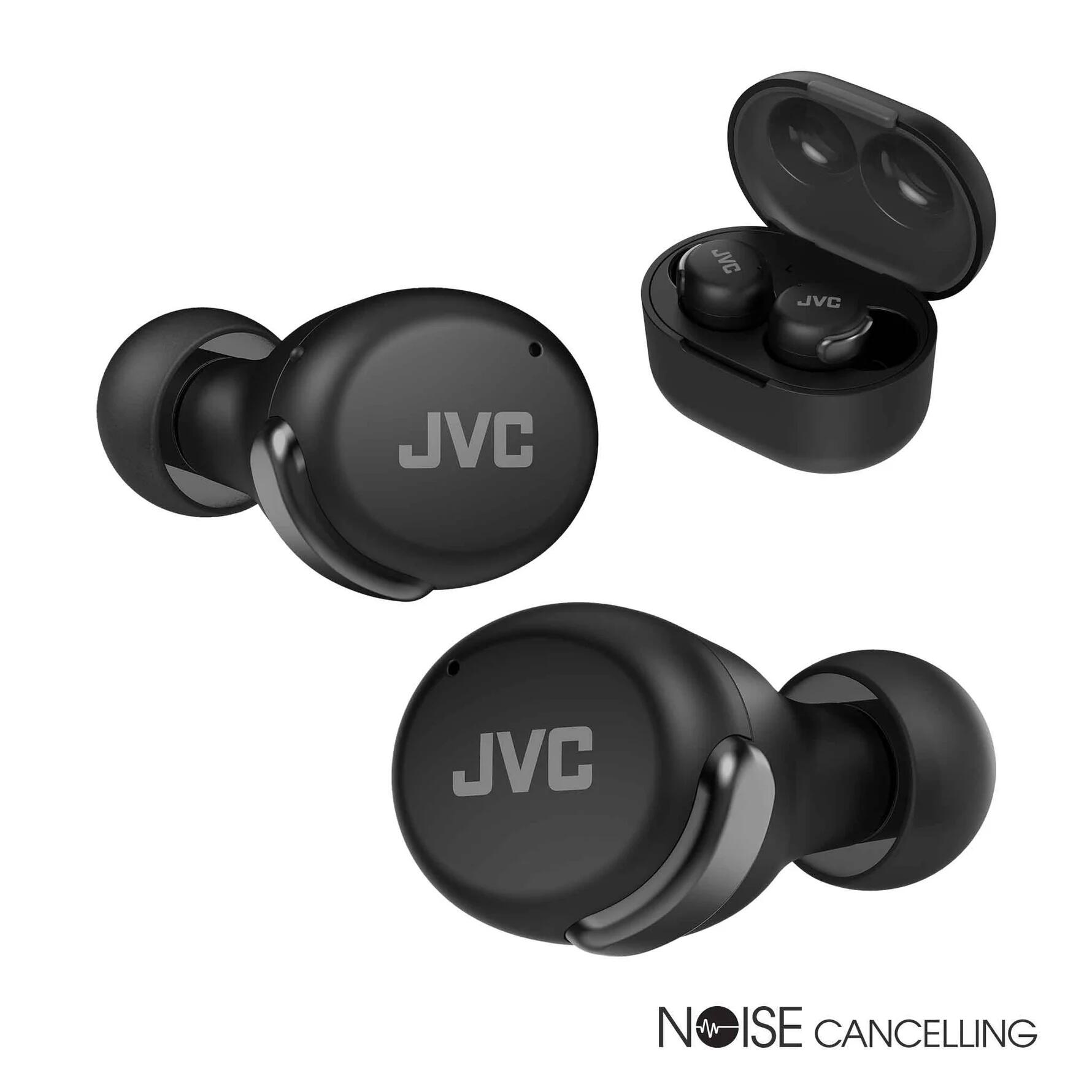 JVC Active Noise Cancelling Wireless Earbuds Black - HAA30T2B