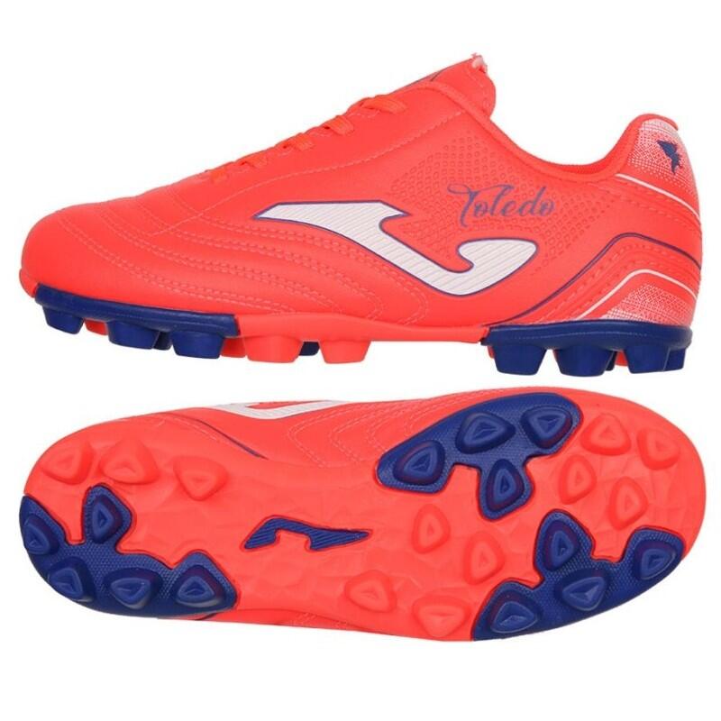 Botas Fútbol Niños Joma Toledo JR 2507 Coral Resistentes-TOJS2507HG 4/6