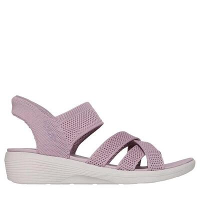 Sandalia Mujer Skechers Slip-ins Arya Cooling Off Tejido Lavanda