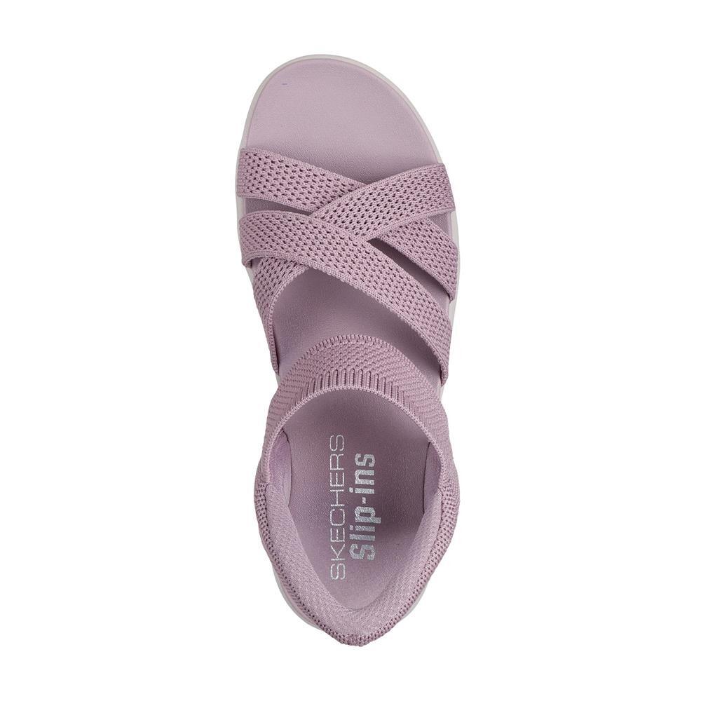 SANDALE FEMME Skechers Slip-ins Arya Cooling Off tissu Lavanda 4/5