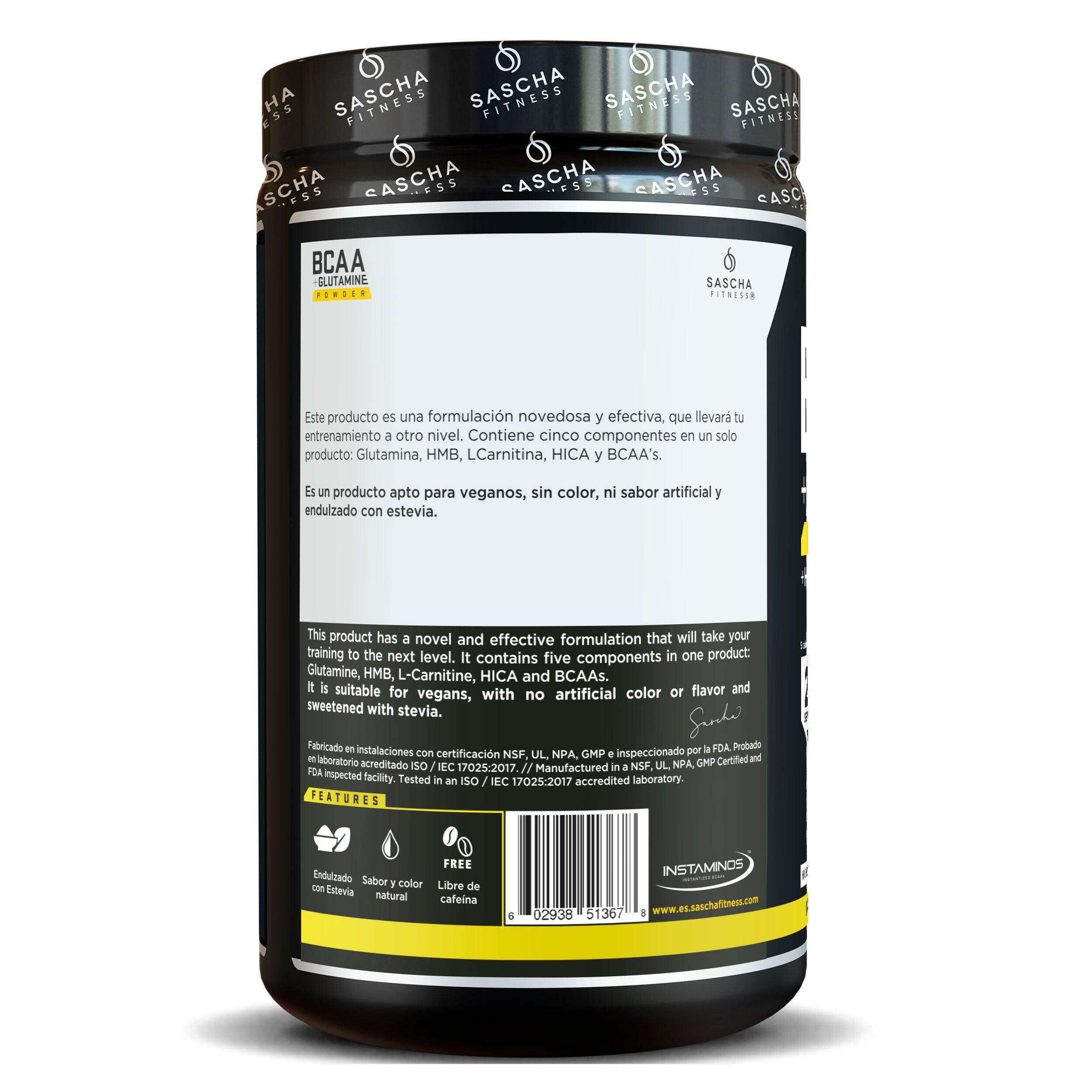 BCAA + Glutamina sabor Piña (387,5 g) 3/4