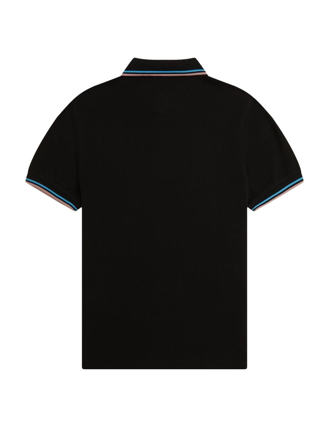 Sailing polo, shirts para Hombre Fred perry M3600 Negro 2/4
