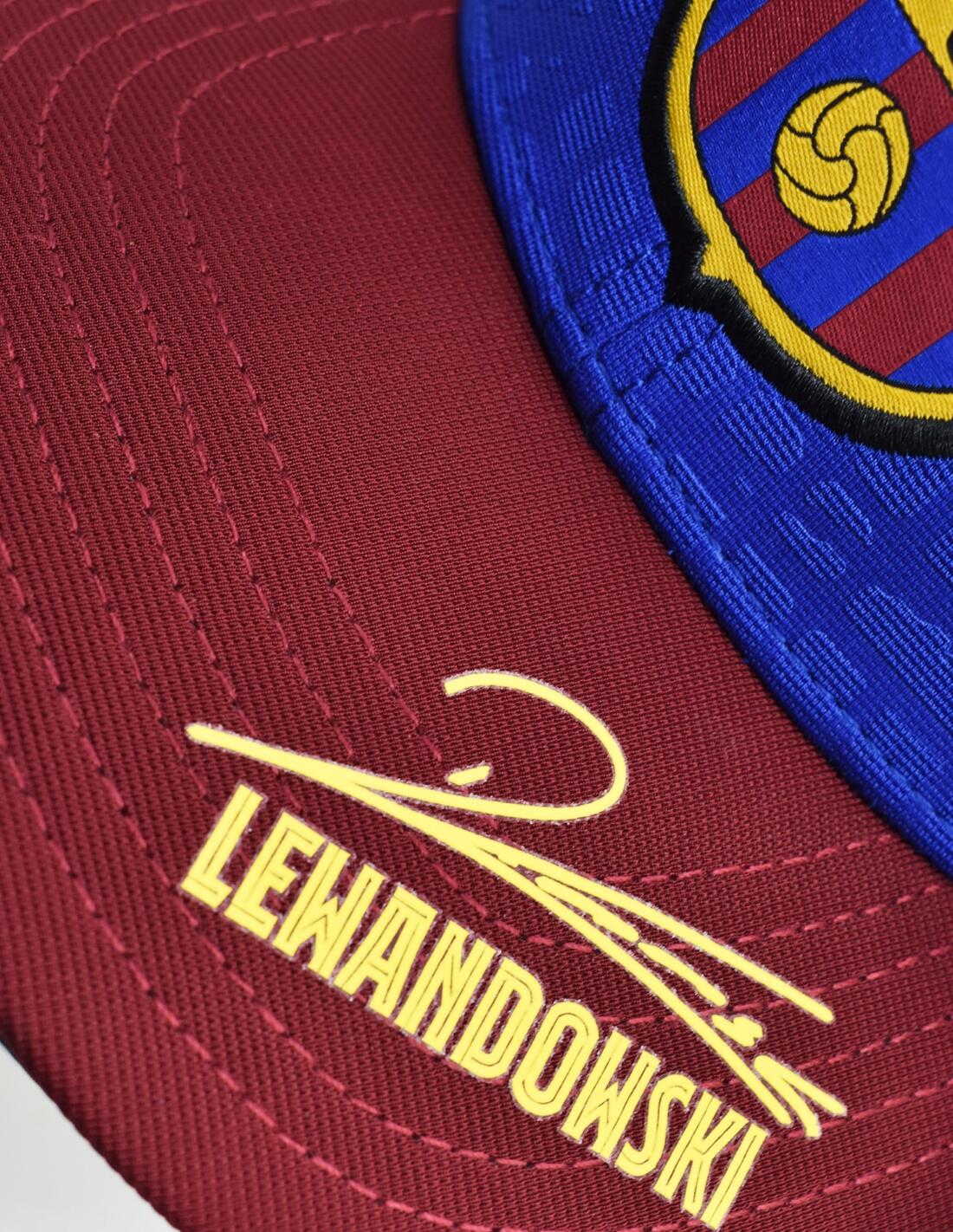 Podpisana, dziecięca czapka FC Barcelona 2025-26 - Lewandowski 2/6