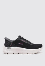 Chaussure de randonnée Deportivas Mujer Skechers SLIP INS: GO WALK FLEX Noir