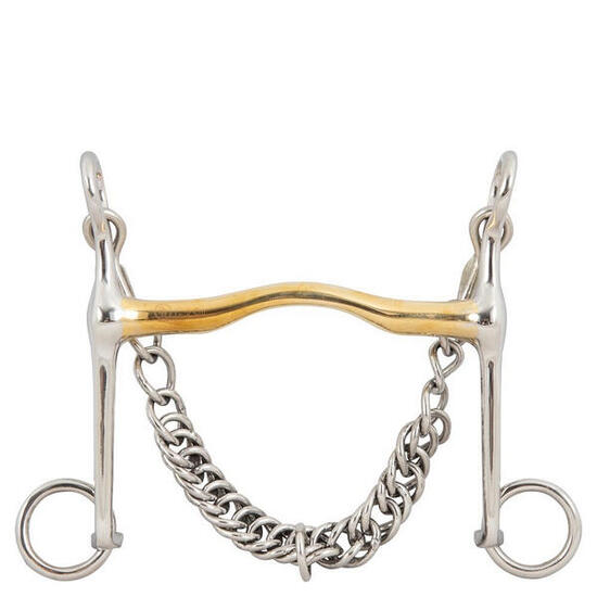 Mors de bride pour cheval BR Equitation Soft Contact 12mm shanks 140mm