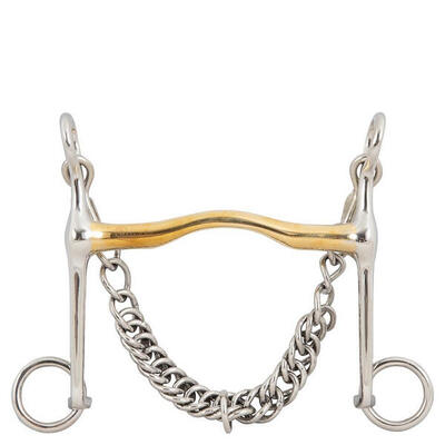 Morso a briglia per cavalli BR Equitation Soft Contact 12mm shanks 140mm
