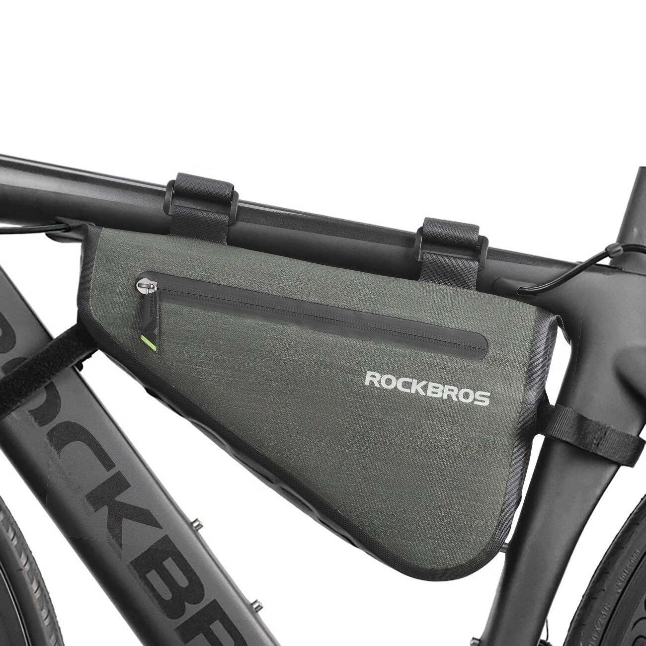 ROCKBROS Borsa da Telaio Bici Rockbros AS-017 5 L - Verde Scuro