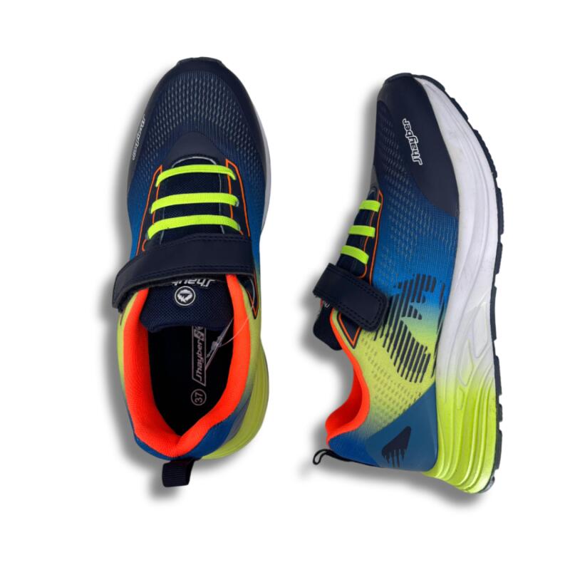 Zapatillas Running Niños J'Hayber Riera Azul Resistentes-ZN450347-37 4/6