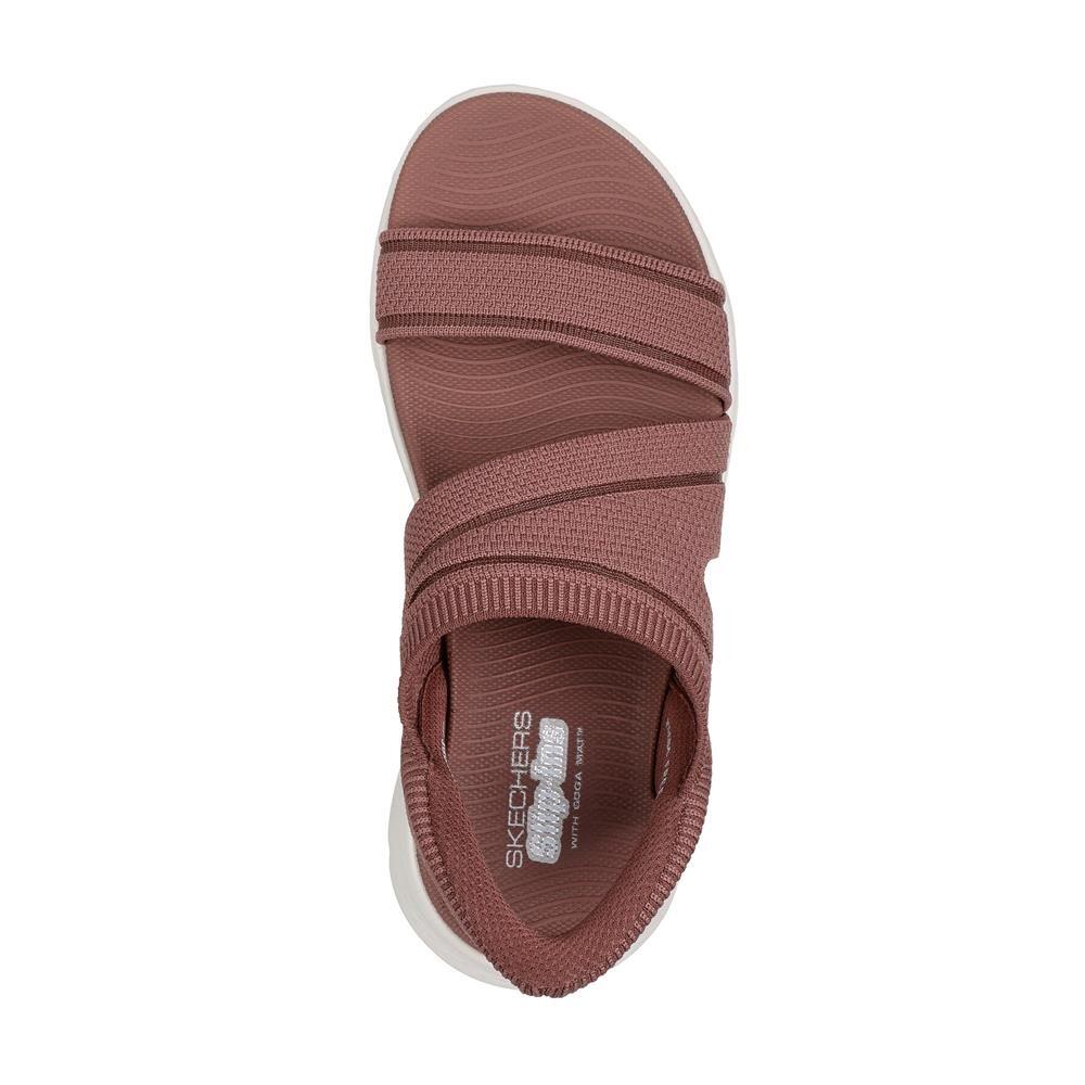 SANDALE FEMME Skechers Slip-ins Go Walk Flex Sandal Enticing MARRON 4/5