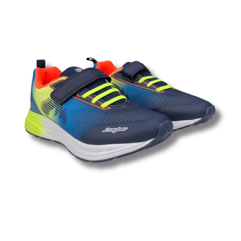 Zapatillas Running Niños J'Hayber Riera Azul Resistentes-ZN450347-37 3/6