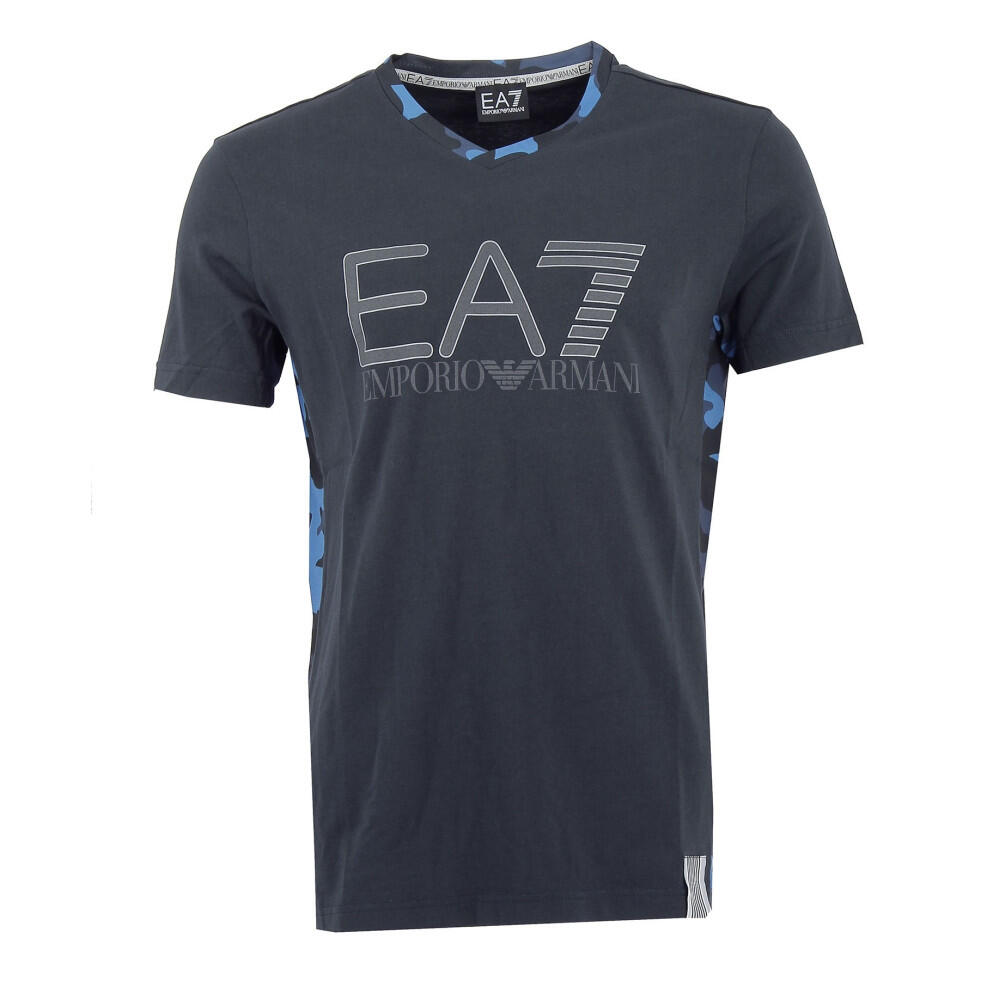 Ea7 - Tee-shirt Ea7 Emporio Armani - T-shirt Manches Courtes - Bleu - Decathlon