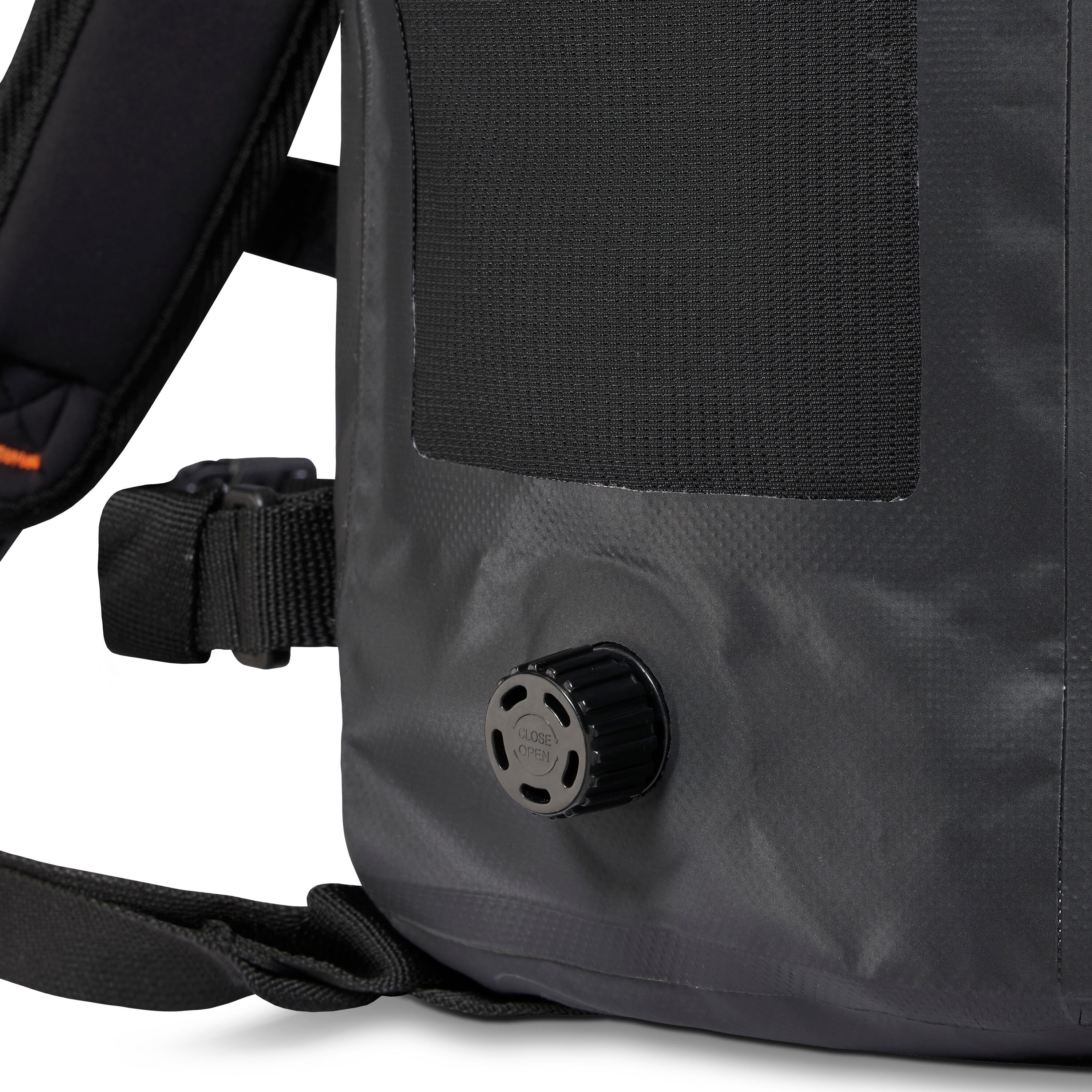 Osea Dry Backpack 2.0 - Black/Solar - 40L 3/5