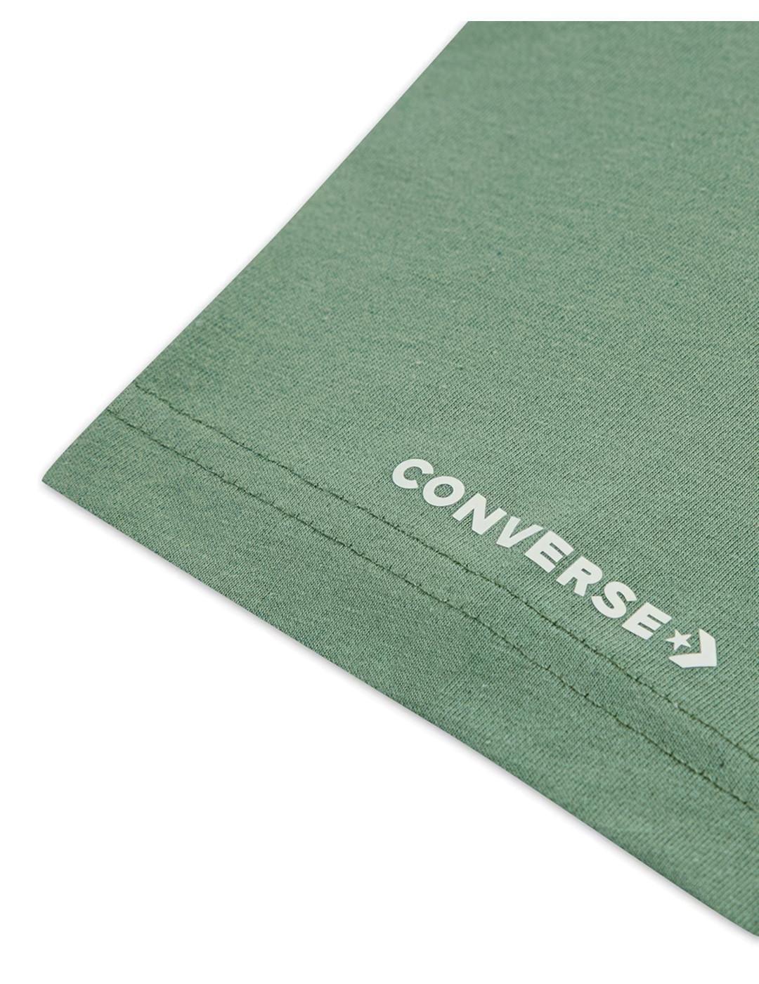 T-shirt pour enfant Converse kids Foothill Vert 4/4