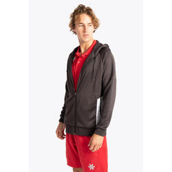 Sweat à capuche zippé d'entraînement Osaka pour hommes | Noir