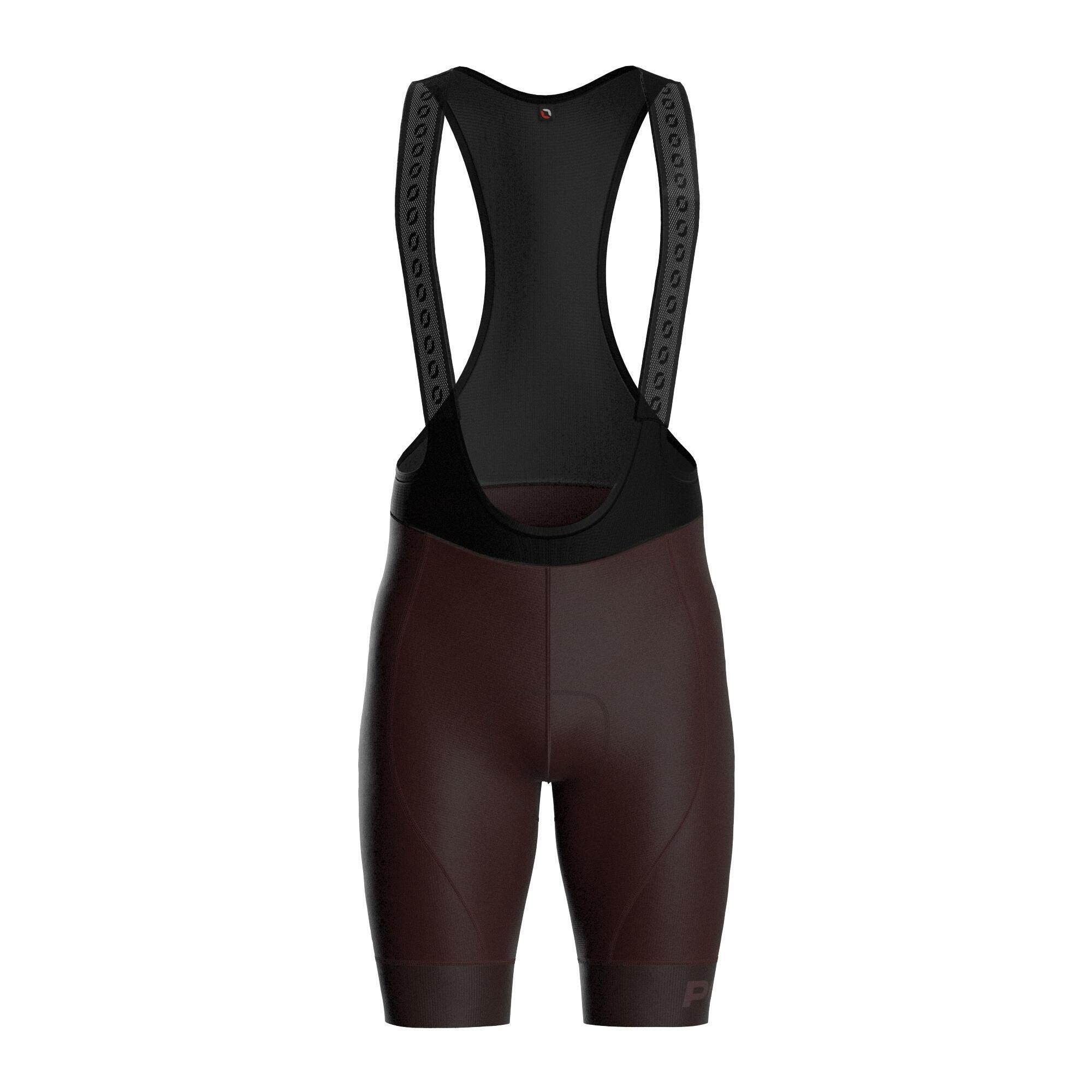 Poli - Cuissard Cyclisme Unisexe - Prisme - Cuissard De Vélo À Bretelles - Marron - S - Decathlon